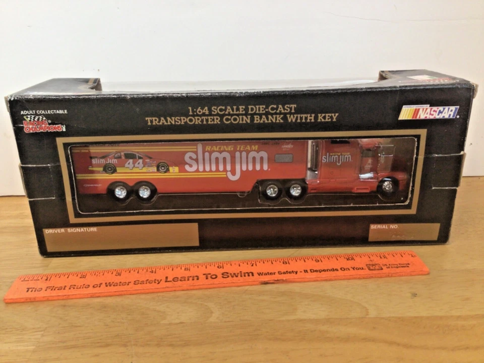Escala 1/64 Racing Champions 1994 David Green Slim Jim Racing Team Transporter Foto 4 de 4