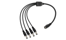 4 Way Splitter DC Power Supply Extension Cable 12V for CCTV Camera/DVR/PSU Lead