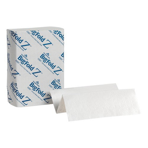 Georgia-Pacific BigFold Z Premium C-Fold Towel Paper 1.8" L x 1.2" W 2200/Case - Picture 1 of 3