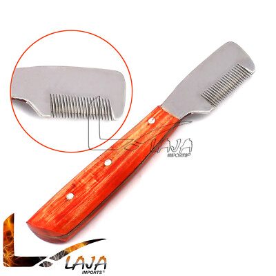 Mcclellan Style Hand Fine Stripping Knife Coat Stripper Carding Knives
