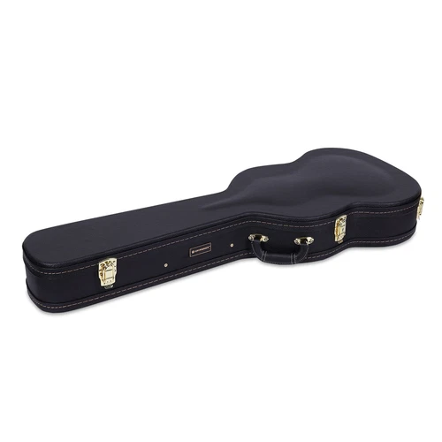 Crossrock Deluxe Wooden Case for Gibson SG and Similar Style Electric Guitars