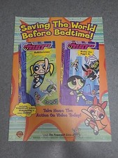 Powerpuff Girls Cartoon Network Print Ad 2000 8x11 Wall Art Decor