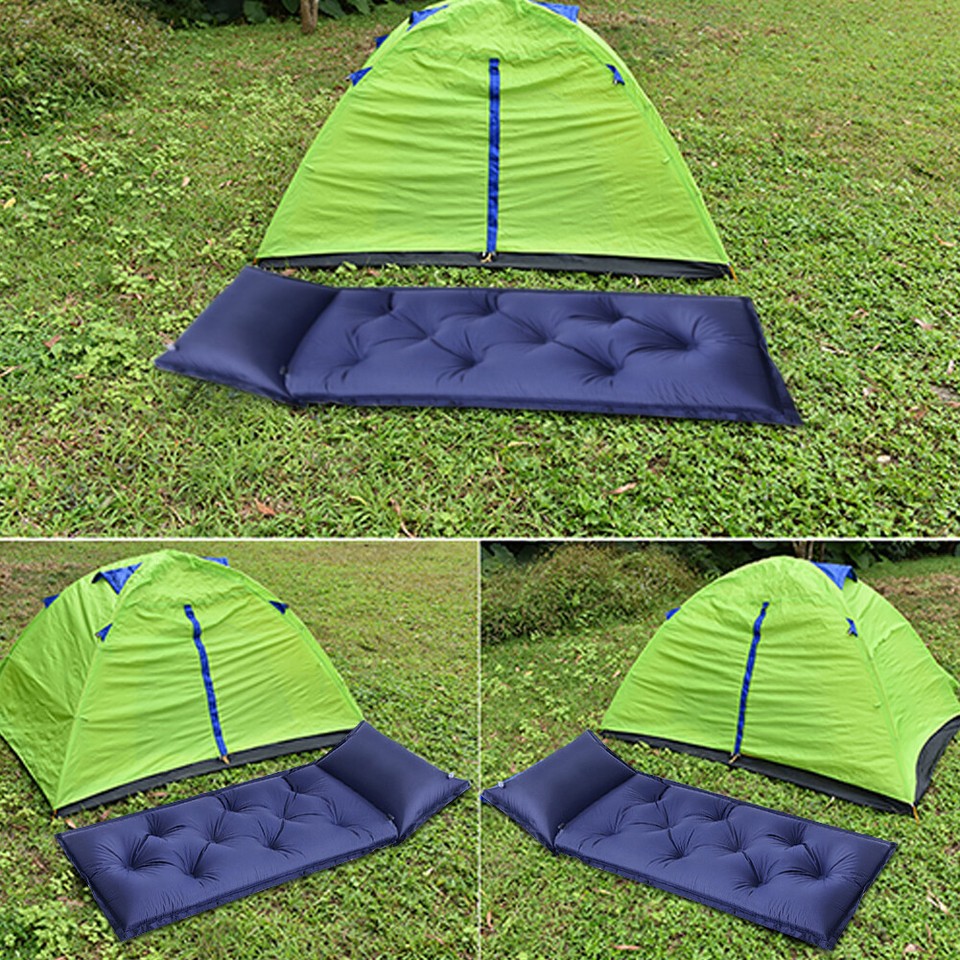 Camping Sleeping Pad Inflatable Air Mattresses Outdoor Hiking Bed with