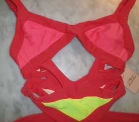 Agent Provocateur Mazzy Pink Swimsuit  SZ 2 = US S - NWT