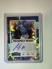 2021 Panini Contenders  Luisangel Acuna Prospect Ticket Cracked Ice 15/23