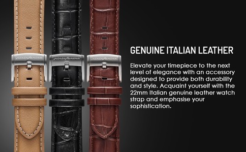 pininfarina Sintesi Hybrid Smartwatch Analogue Watch w/ Leather Strap Sand Dune - Picture 10 of 13