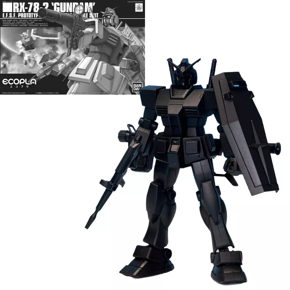 BANDAI HGUC 1/144 ECOPLA RX-78-2 GUNDAM Plastic Model Kit From