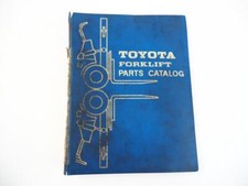 1978 Toyota FG FD 2FG 3FG 3FD 4FG Forklift Engine Parts Catalog Parts List