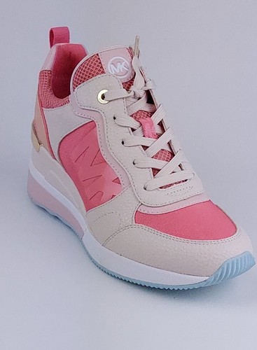Michael Kors Crista Tech Zapatillas de Lona Rosa Té Mlt Talla GB 5.5/7/8 - Imagen 6 de 20