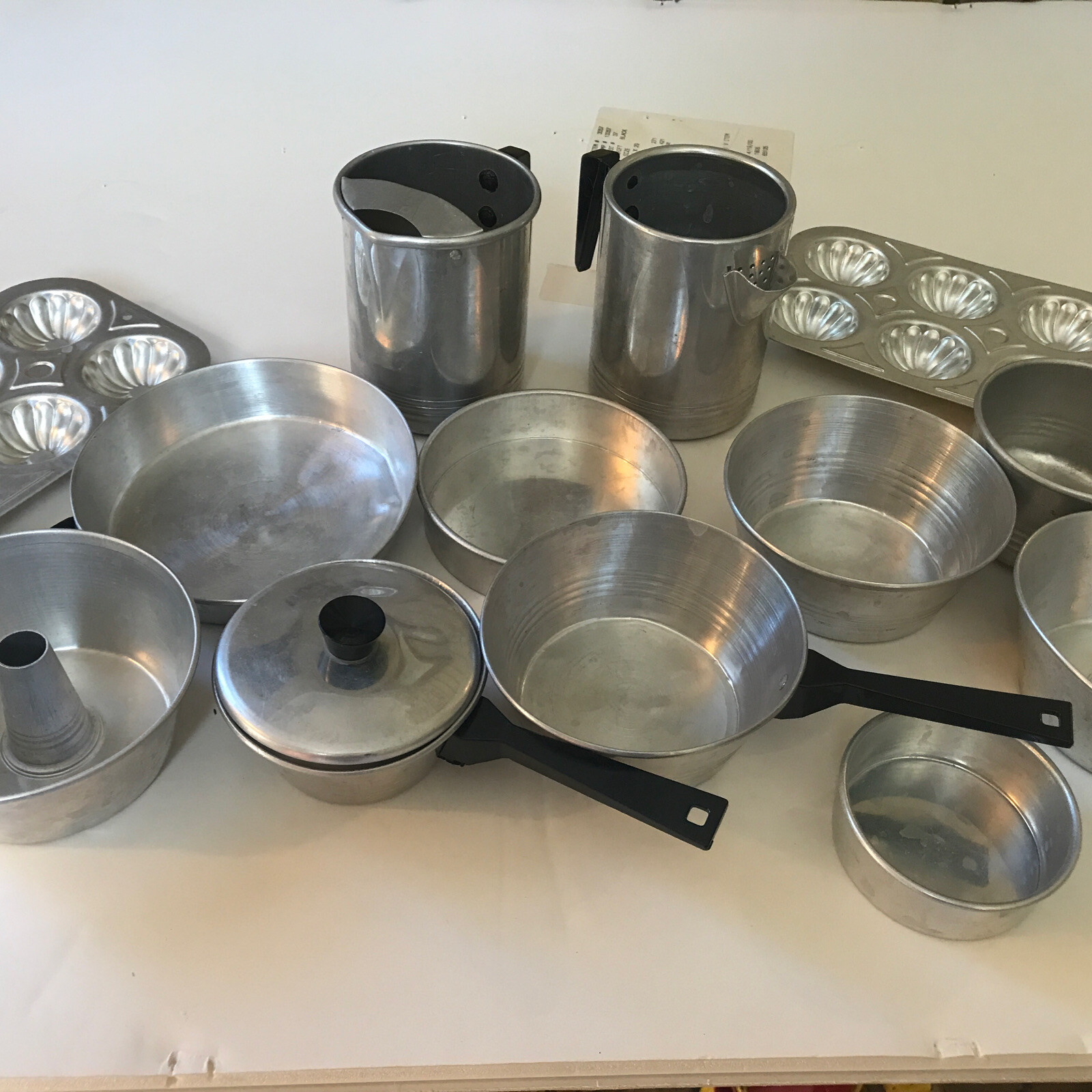 Toy Bundt Cake Pan, Childs Cookware, Aluminum