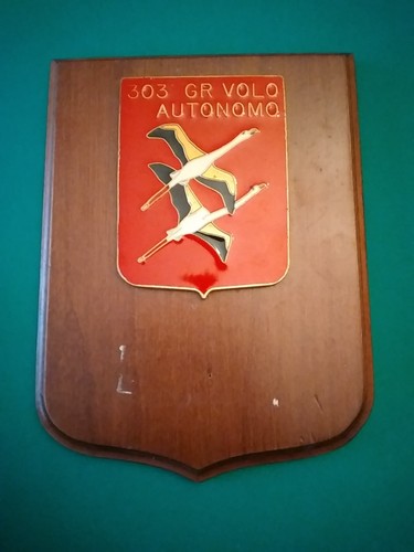 Crest Quadretto Aeronautica 303° Gruppo Volo n. 733 - Foto 2 di 13