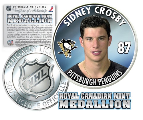 2005-06 SIDNEY CROSBY Royal Canadian Mint Medallion NHL *FIRST EVER* Rookie Coin - 第 1/1 張圖片