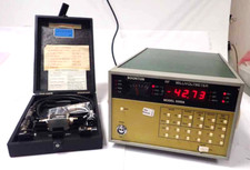 BOONTON 9200A RF MILLIVOLTMETER OPTION 01A-03 w/RF PROBE 91-12F, BNC ADPT & MORE