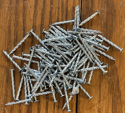 Carpet Bar Nails Screw Drive Aluminum Floor Trim 1/4” Head 13 Ga 