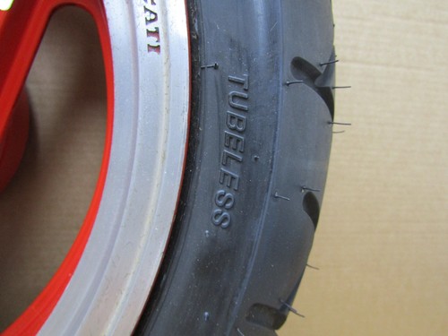 Ducati 750 Sport Desmo 1988-1990 24,127 miles wheels with tyres pair (8152) - Picture 7 of 24