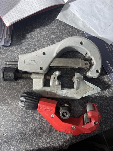 Edelstahl Rohrschneider bis 6-76 12-44 10-42 Nob Lot - Bild 1 von 9