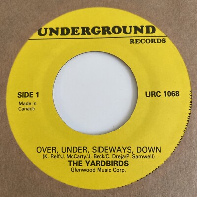 Yardbirds 45 Over Under Sideways Down /Ha Ha Said the Clown NEW reissue unplayed