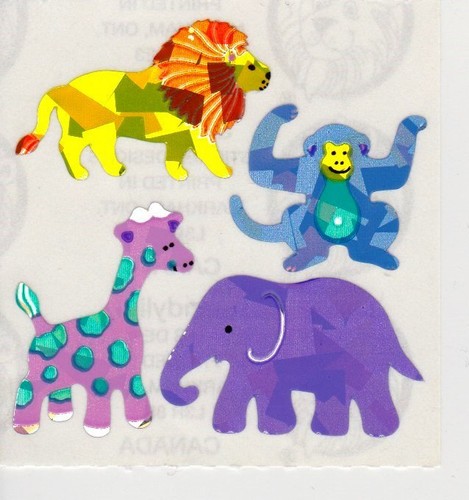 Pegatinas de álbum de recortes Sandylion pez mono abeja jirafa insectos* diseños retirados* - Imagen 7 de 11
