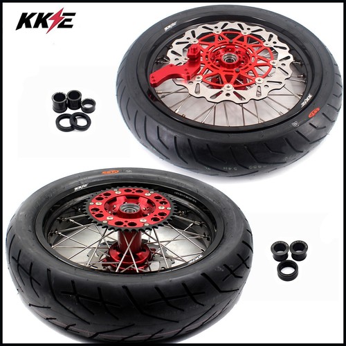KKE 3.5/4.25 Supermoto Wheels For Honda CRF450RL 2019-2025 CRF450L CST Tyres Kit - Bild 1 von 16