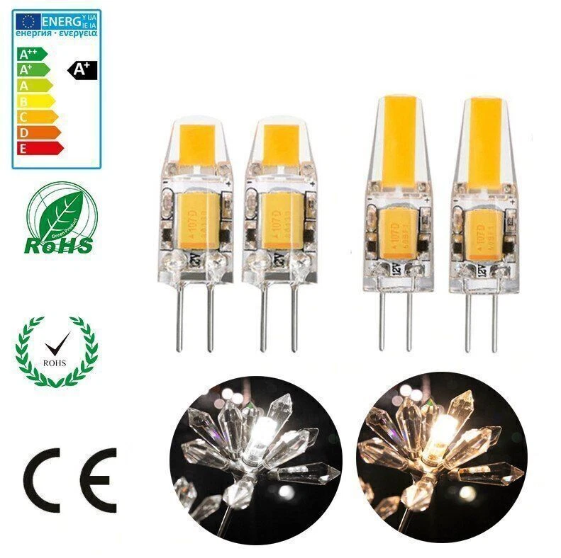 4-10x G4 LED COB Lampe 3W 6W AC/DC 12V Leuchtmittel Birne Warmweiß Kaltesweiß - Bild 3 von 4