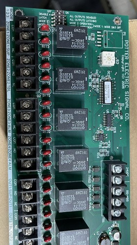 Potter Fire Panel PFC-4410RC Relay Zone Output Board - Picture 3 of 4