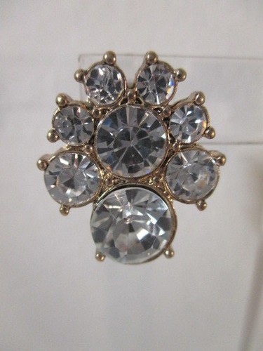 Banana Republic Women's Silver Regency Stud Earrings in Clear Crystal NWT 39.50 - Picture 7 of 9