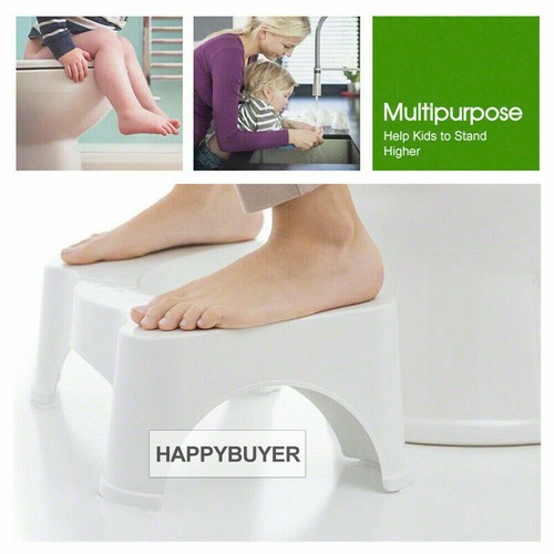 Sit & Squat Squatty Potty Stool Eco Toilet Step Stool Healthy Colon AU Bathroom - Picture 3 of 12
