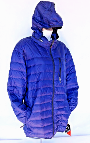 Hawke & Co. Puffer Duck Daunenfeder isolierte Hoodie Jacke neu mit Etikett (Einzelhandel $ 195) - Bild 2 von 14