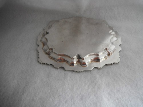 RARE ancien plateau de service en Argent Massif travail du Moyen Orient - Picture 6 of 6