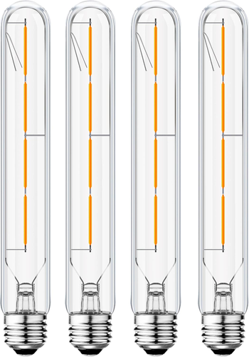 E26 LED Tubular Bulbs,Soft White 3000K,T10 Dimmable LED Bulb,8.9In Tube Edison L - Picture 11 of 12