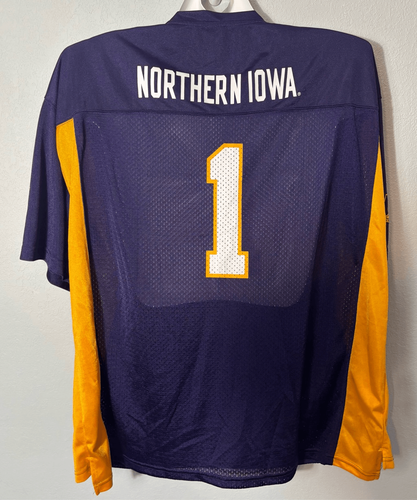 Unisex Northern Iowa UNI Panthers #1 Football Jersey Russell Size 2XL XXL - Picture 5 of 7