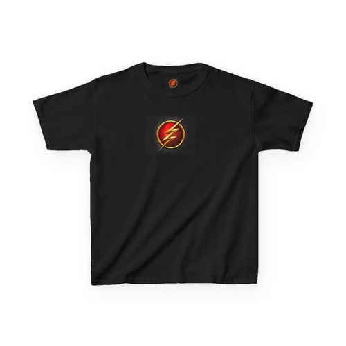 Flash Kids Tee, Superhero Children Shirt, Comic Book Theme Top, Lightning Bolt - Picture 7 of 13