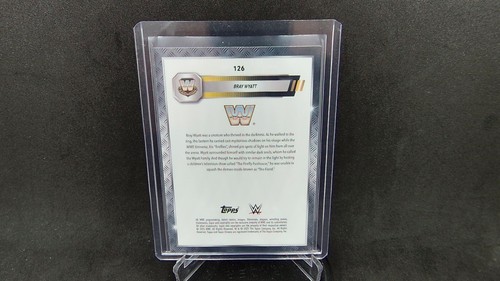 2025 Chrome WWE Bray Wyatt - Pink Shimmer Refractor #126 - Picture 2 of 2