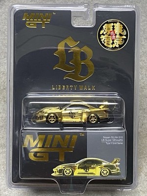 ミニカー MINIGT LBWK s15 gold tokyo MiniGT LBWK Nissan S15 Silvia Gold Series Tokyo Store 2nd
