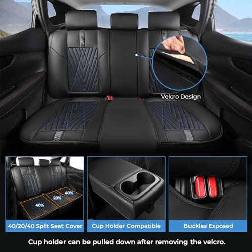 Car Seat Covers Full Set, Universal Seat Covers for Cars, Car Seat Protector - Picture 6 of 7