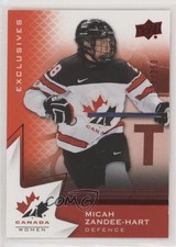 2020 Team Canada Juniors Women's WC Exclusives 170/250 Micah Zandee-Hart #62 8db