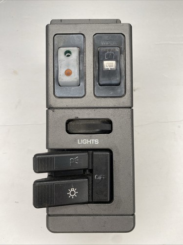 1988-1994 Chevy S10 Blazer GMC Jimmy 4x4 Headlight Switch Rear Wiper  1991 - Afbeelding 2 van 11