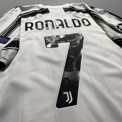 JUVENTUS ADIDAS 2020/2021 FOOTBALL SOCCER HOME JERSEY #7