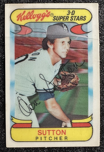 Kellogg's 1978 3-D Super Stars Don Sutton #57 Los Angeles Dodgers (4x AS/HOF) - Imagen 1 de 3