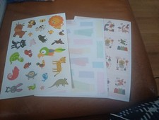 3X STICKERS FOR SCRAPBOOKING/JOURNALS 19X14 CM ST211