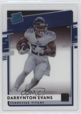 2020 Panini Chronicles Clearly Donruss Rated Rookie Darrynton Evans #RR-DE 17p7