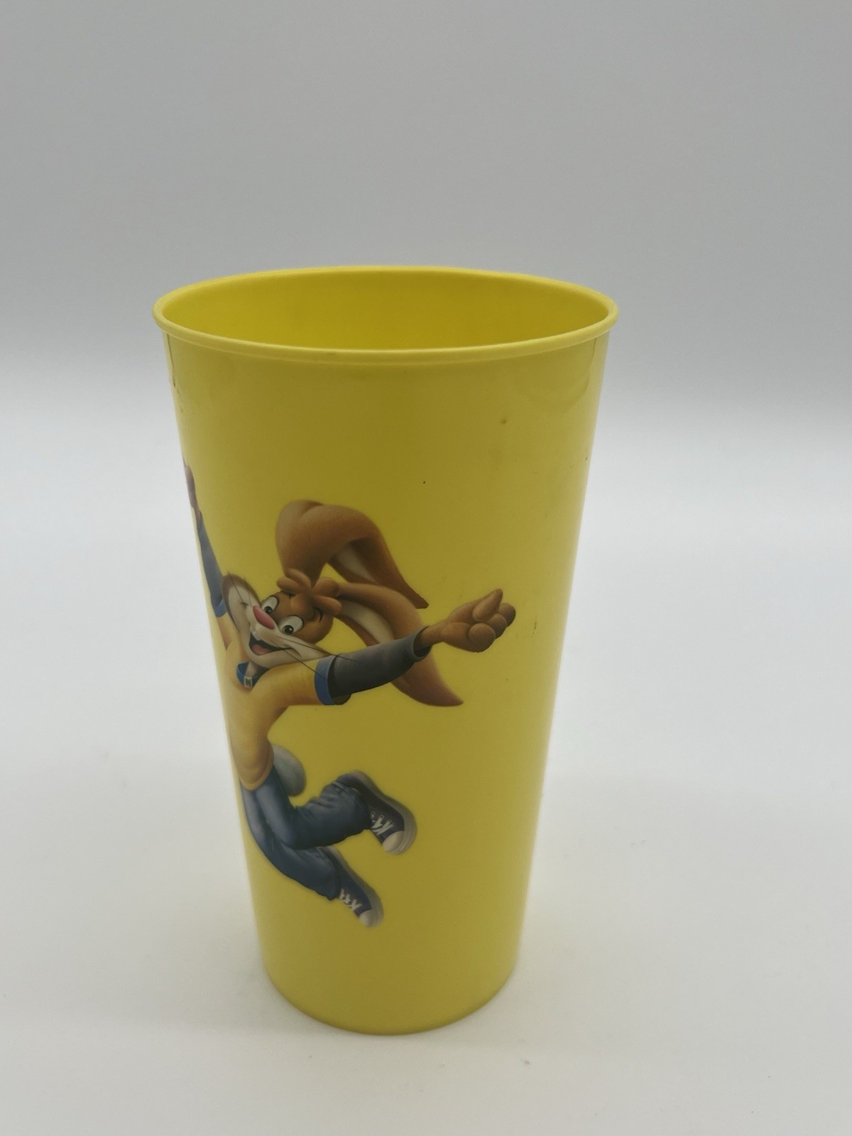 Nestle Nesquik Bunny Collector Edition Yellow Plastic Cup Tumbler