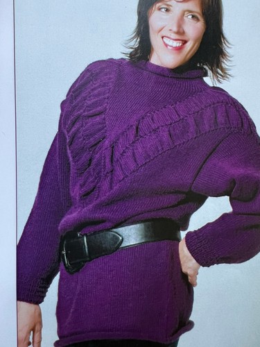 ZITRON YARNS Kit: 24 Balls Of ECCO To Knit Italian Ruffles Cardigan+ 6 Designs - Picture 14 of 20
