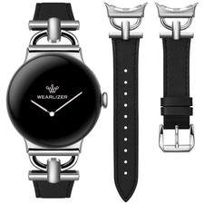 Leather Bands Compatible with Google Pixel Watch 4/3 41mm/Pixel Watch 2/1 Ban...