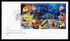 DR WHO 2003 AUSTRALIA FDC CHRISTMAS ISLAND FISH UNDERWATER BLOCK R80342