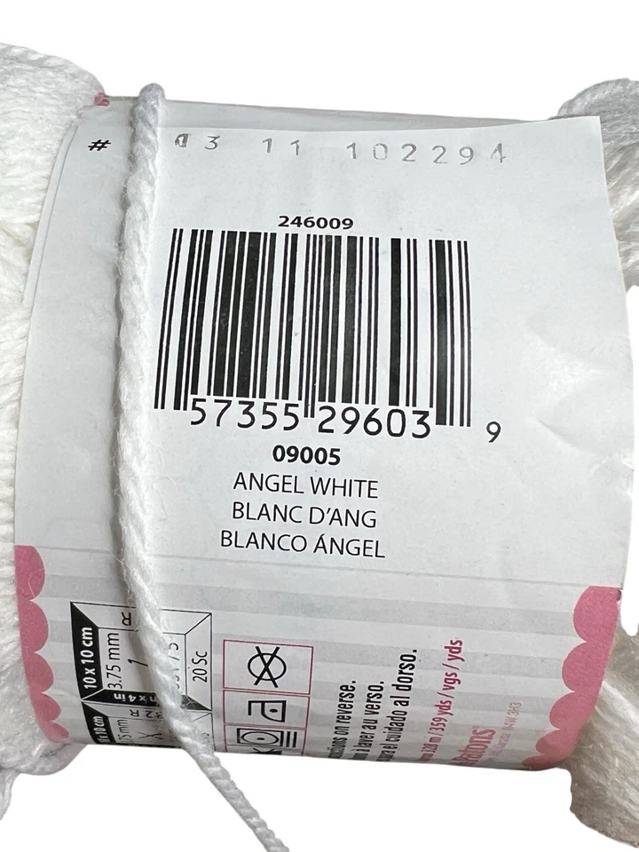 Patons BEEHIVE BABY SPORT Hilo ANGEL WHITE 3.5oz Foto 3 de 4