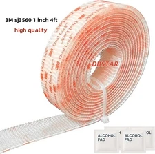 3M Dual Lock Reclosable Fastener SJ3560 250 Clear, 1 in x 4 Ft