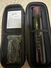 CB-MIC-01 Karaoke Microphone Speaker Black AUX Wired Used with Hard Case USB Ca