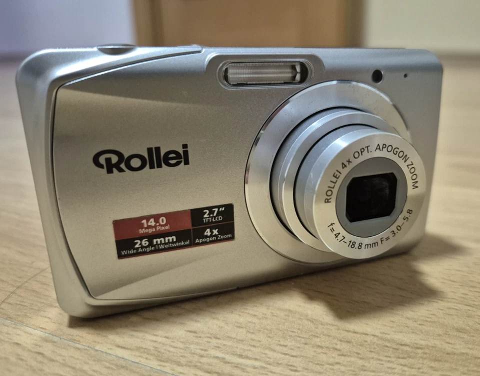 Rollei Powerflex 440 Compact Digitalkamera  14,0MP in Silber  - Bild 2 von 4