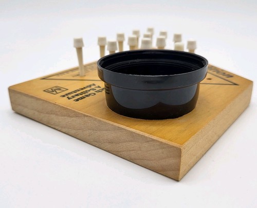 The Original IQ Tester Deluxe Edition 1975 USA Wooden Board Puzzle Peg Game - Picture 3 of 6